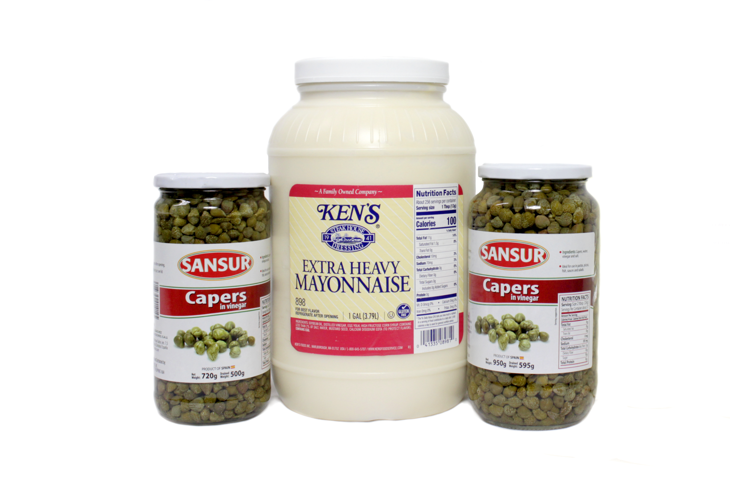 GROUP PHOTO OF CHEESE MAYO AND CAPERS